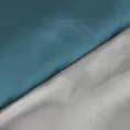 Pościel 220x200 cm bawełniana kolor jasnoszary, turkusowy dwustronna NOVA 3