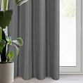 Zasłona grafitowa z gładkiej matowej tkaniny 140x250 cm przelotka - ADARI