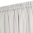 Zasłona jasnoszara z tkaniny welurowej 560x240 cm tunel Dora