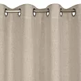 Zasłona beżowa o luźnym splocie w stylu cottage core 140x250 cm przelotka - LIDIA