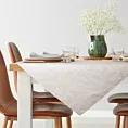 Bieżnik na stół beżowo, biały 85x85cm wodoodporny GARDEN na taras oraz balkon z motywem palmowych liści