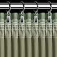 Zasłona oliwkowa z tkaniny welwetowej 140x270 cm taśma - ROSA - Design 91