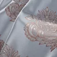 Poszewka szyta błękitna miękka w dotyku, z ornamentowym wzorem Pierre Cardin