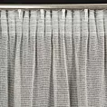 Zasłona srebrna z siateczki 140x270 cm taśma - EMILIA