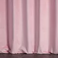 Zasłona szyta na taśmie 5 cm WALDO jasnoróżowa ze szlachetnej grubej tkaniny welwetowej o gramaturze 400g/m2