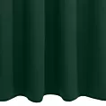 Zasłona ciemnozielona zaciemniająca gładka półmatowa 140x175 cm przelotka LOGAN