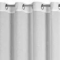 Firana biała z subtelnym wzorem 350x250 cm przelotka - TULSA