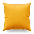 Poszewka szyta ENYA musztardowa z miękkiej półmatowej tkaniny welwetowej