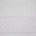 Ręcznik kąpielowy 50x90 cm bawełniany kolor biały z miękką szenilową bordiurą 520 g/m2 MARTHA