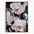 Obraz orchid flower nadruk delikatnych storczyków na płótnie obraz oprawiony w ramę