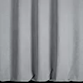 Zasłona szyta na taśmie fala popielato jasnopopielata z dwustronnej tkaniny zaciemniającej 100% blackout, o strukturze weluru