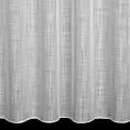Tkanina firanowa gładka matowa etamina  o gęstym splocie wykończona szwem obciążającym