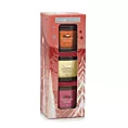 YANKEE CANDLE - zestaw 3 świec świątecznych BRIGHT LIGHTS w ozdobnym opakowaniu