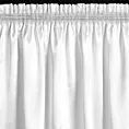 Zasłona biało, srebrzysta zaciemniająca 140x270 cm taśma - MILI