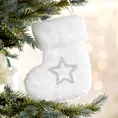 Ozdoba choinkowa SKARPETA z futerka