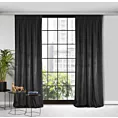 Zasłona welwetowa czarna 140x270 cm taśma - ROSA - Design 91
