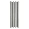 Zasłona ciemnosrebrna z tkaniny welurowej 160x240 cm przelotka - Dora