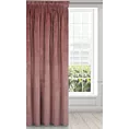 Zasłona ciemnoróżowa z ekskluzywnego aksamitnego welwetu 290 g/m2 140x270 cm taśma - RIA - Diva Line