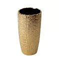 Wazon ceramiczny AVI z wytłaczanym wzorem w stylu glamour