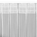 Firana biała z gładkiej błyszczącej mikrosiateczki 140x270 cm taśma imitująca flex TONIA