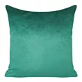 Poszewka na poduszkę 40x40 cm welwetowa ciemnozielona PIERRE