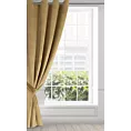 Zasłona welwetowa ciemnobeżowa, troczek w zestawie 140x270 cm przelotka - ANTARA