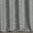 Zasłona szyta na taśmie 5 cm FELICITY grafitowa o naturalnym splocie w melanżowych odcieniach