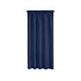 Zasłona granatowa z matowej gładkiej tkaniny 140x175 cm taśma - RITA