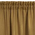 Zasłona miodowa zaciemniająca o strukturalnym wzorze 130x300 cm taśma - CARLO