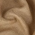 Poszewka szyta jasnobrązowa z tkaniny o naturalnym splocie w stylu eko