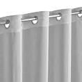 Firana szara z efektem deszczyku 140x250 cm przelotka ANGELA