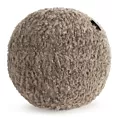 Poduszka w formie kuli średnica 24 cm z tkaniny typu bukla beżowa BUKLA 09
