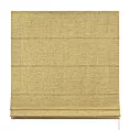 Roleta rzymska złota z tkaniny w stylu eko o naturalnym splocie