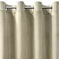 Zasłona kremowa z matowego welwetu 140x250 cm przelotka - MELANIE