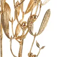 Gałązka świąteczna JEMIOŁA ze złotymi listeczkami