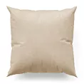 Poszewka szyta VISCAYA jasnobeżowa z melanżowej i miłej w dotyku tkaniny Italissima
