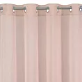 Firana różowa o strukturze drobnego deszczyku wzór poziomy 140x250 cm przelotka REBECCA