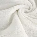Ręcznik kąpielowy 70x140 cm bawełniany kolor kremowy zdobiony kordonkową koronką SOFIA