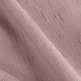 Roleta rzymska pudrowo różowa z miękkiej, matowej tkaniny w stylu eko o naturalnym splocie