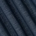 Zasłona granatowa z efektem melanżu z siateczki 140x270 cm taśma - PALERMO 1 - Terra Collection