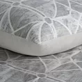 Pościel 220x200 cm bawełniana kolor szary, biały z wzorem geometrycznym SPRING 55
