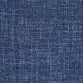 Roleta rzymska granatowa z tkaniny zaciemniającej typu dimout o naturalnym splocie, z efektem melanżu