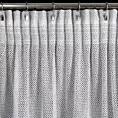 Zasłona srebrna z siateczki 140x270 cm taśma - ALEKSA