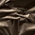 Zasłona brązowa z ekskluzywnego aksamitnego welwetu 290 g/m2 140x270 cm taśma - VILLA