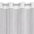 Firana biała z etaminy o strukturze deszczyku 140x250 cm przelotka AMIRA