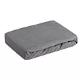 Prześcieradło frotte z gumką 140x200 cm z bawełny kolor stalowy 170 g/m2 Design 91