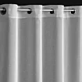Firana szara z efektem deszczyku 140x250 cm przelotka ANGELA