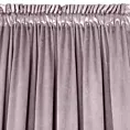 Zasłona welwetowa pudrowy róż gładka 140x300 cm taśma - PIERRE