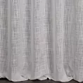 Zasłona szyta na taśmie 5 cm biała o naturalnym, luźnym splocie w stylu eko