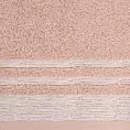 Ręcznik kąpielowy 50x90 cm bawełniany kolor pudrowy róż z ozdobną bordiurą 500 g/m2 MERY